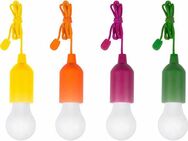 MediaShop LED Gartenleuchte HandyLUXcolors, LED fest integriert, Tageslichtweiß, kabellose LED Allzweckleuchte, 4er-Set