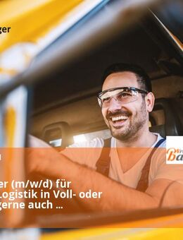 Kraftfahrer (m/w/d) für Bäckerei-Logistik in Voll- oder Teilzeit - gerne auch Quereinsteiger - (m/w/d) - Wriezen