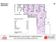 3 Zi. EG mit Terrasse ca. 95 m² - Wohnung 3 - Siegfriedstr. 4, 79787 Lauchringen - Neubau - Lauchringen