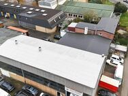 Gewerbe-Areal u.a. mit 2 Werkstatthallen, 1 Lagerhalle + 1 Wohngebäude - Norderstedt