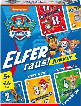 Ravensburger Spiel PAW Patrol Elfer raus! Junior, Made in Europe