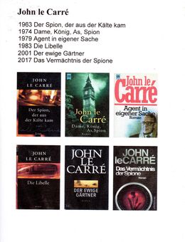 Sammlung 6 Bände (Konvolut) John le Carré (u.a. Der ewige Gärtner) - Krefeld