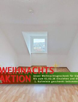 Sanierte 3-Zimmer-Dachgeschosswohnung mit Badewanne in Wuppertal - Wuppertal