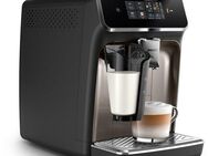 Philips Kaffeevollautomat EP2336/40 2300 Series, 4 Kaffeespezialitäten, mit LatteGo-Milchsystem, Schwarz verchromt