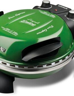 G3Ferrari Pizzaofen Delizia G1000603 grün, bis 400 Grad mit feuerfestem Naturstein
