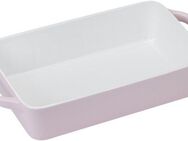 RESTO Kitchenware Auflaufform Fornax Backform Groß Hoher Rand Lasagneform Antihaftbeschichtet, Keramik, (1-St), Rechteckig aus Keramik, rosa, in 2 Größen, für Brot, Lasagne, Brownie