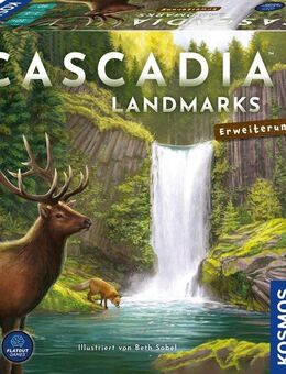 Kosmos Spiel Cascadia - Landmarks Erweiterung, Erweiterung zum Spiel Cascadia – Im Herzen der Natur