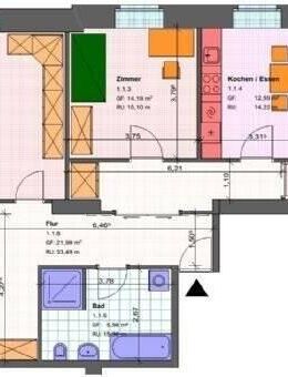 große 3-Raum Wohnung in der Hochparterre mit Austritt - Cottbus