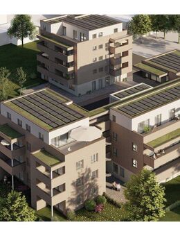 Barrierefreies Wohnkonzept, 4-Zi.-Neubau-EG-Wohnung mit Privatgarten und Terrasse in Münsingen - Münsingen