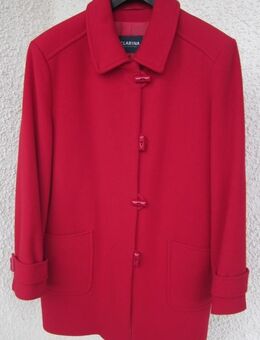 Gr. 21 = 42: Winter-Jacke mit abnehmbarer Kapuze (rot "CLARINA COLLECTION"), VHB 25,- - München