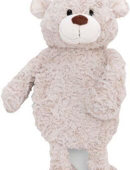 Nici Wärmflasche Classic Bear, Bär Finni, 300 ml, 34 cm, 2in1 - Kuscheltier & Wärmflasche in einem, enthält recyceltes Material