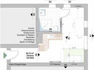 ERSTBEZUG 1-Zi. Wohnung * mit Einbauküche *provisionsfrei/ KFW 55 (Niedrigenergiehaus) - Nürnberg