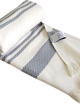 framsohn frottier Hamamtuch Boho Living - Zick Zack Muster, Hamam Frottier (Packung, 1-St), 100x180, zick zack & mit Fransen, ideal als Strandtuch, Sauna, Reise