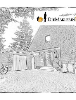 Stylisch und Besonders! - Top renovierte Mansardenwohnung mit Balkon in zentraler doch ruhiger Lage - Bassum