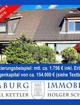 Komplettes Doppelhaus (beide Hälften) aus 1985 auf Erbpacht bis 2078 in 24558 Henstedt-Ulzburg - Henstedt-Ulzburg