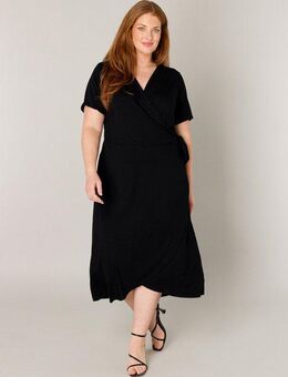 Base Level Curvy Wickelkleid Abbie Weich fließende Viskose-Mischqualität