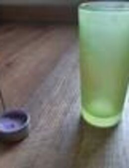 Grünes Windlicht - Zeitz