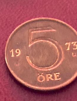 Münze Münzen Umlaufmünze Schweden 5 Öre 1973 - Alzey