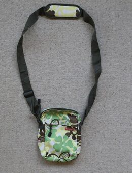 Daniel Ray Umhängetasche Handtasche Tropical gelb grün weiß braun 24,8 cm X 20 cm - Niddatal