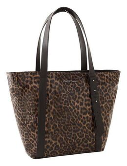 MARCO TOZZI Henkeltasche, Damen Umhängetasche, Schultertasche im angesagten Leo-Look