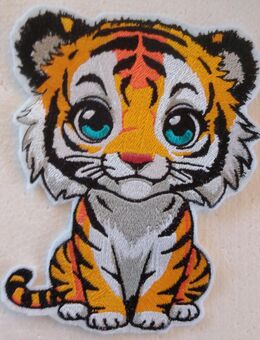 Aufnäher niedlicher Tiger - Lindetal