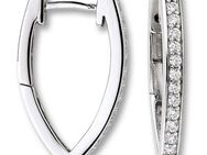 ONE ELEMENT Paar Creolen Zirkonia Ohrringe Creolen aus 925 Silber, Damen Silber Schmuck
