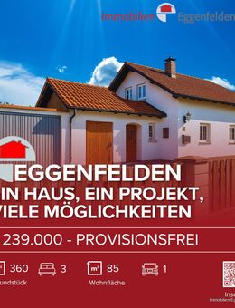 Provisionsfrei - Eggenfelden! Ein Haus, ein Projekt, viele Möglichkeiten (240417) - Eggenfelden
