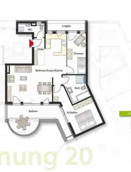 Bezugsfertig: Zwei Schlafzimmer, zwei Bäder, zwei Balkone - Böblingen