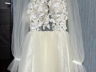 Brautkleid -Kurz– Größe M – Elegant, leicht & hochwertig verarbeitet - Frankfurt (Main)