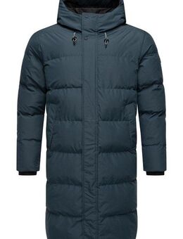 Ragwear Steppmantel Nordwey Wasserdichter Herren Wintermantel mit verstellbarer Kapuze