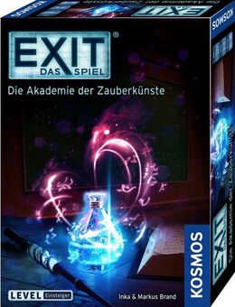Kosmos Spiel EXIT, Das Spiel: Die Akademie der Zauberkünste (E), Rätselspiel, Made in Germany