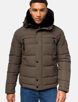 Stone Harbour Steppjacke Witas gesteppte Herren Winterjacke mit abnehmbarer Kapuze