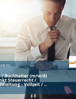 Controller / Buchhalter (m/w/d) Schwerpunkt Steuerrecht / Finanzbuchhaltung - Vollzeit / Teilzeit - Heideck