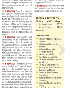Mertensreise nach Tirol - Paderborn