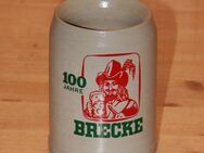 100 Jahre Brecke Bierkrug Steinzeug Steingut Keramik 0,25 L neuwertig - Borken