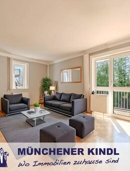Helle bezugsfreie 2-Zi-WHG mit Südbalkon und eigenem Garten in ruhiger Lage - München