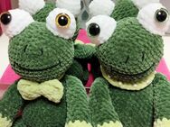 Frosch/️Pärchen❤Amigurumi Chenille Wolle Kuscheltier Plüschtier - Kerken