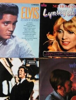 22 Schallplatten Vinyl Jazz Rock Blues Oldies Counry Folk Gospel: Elvis Harry Belafonte Glenn Miller Frank Sinatra John Denver The Byrds Tom Jones Al Di Meola Hermann van Veen usw. - Flensburg
