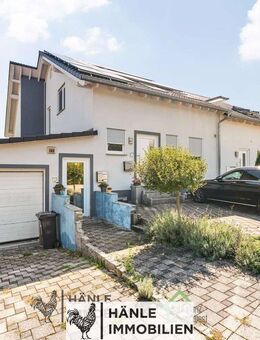 Moderne Doppelhaushälfte mit Einliegerwohnung und Energieeffizienz A+ zu verkaufen! - Leingarten