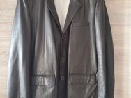 Leder Blazer Gr. 50/52 dunkelbraun gecrashtes Leder wie NEU NP 975 € - Görlitz Zentrum