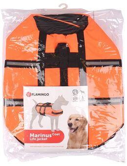 Flamingo Schwimmweste, orange - Größe L: ca. 40 cm Rückenlänge