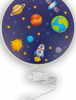 niermann Wandleuchte Weltall, ohne Leuchtmittel, bruchsicheres Gehäuse