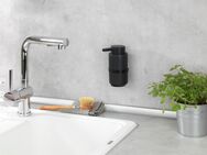 WENKO Seifenspender Woya, (1-tlg), Schwarz, Keramik, 250 ml