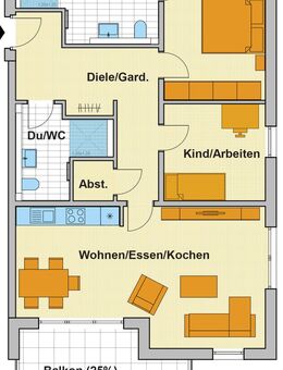 Attraktive Obergeschoss-Wohnung in zentraler Lage - Radevormwald (Stadt auf der Höhe)