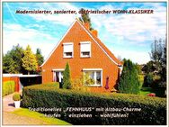 A/d südl. NORDSEE-Küste: Modernis., saniertes, gepfl. „ostfries. EFH“ + Garage u. NeGeb. auf weitl. Grdst. - Krummhörn