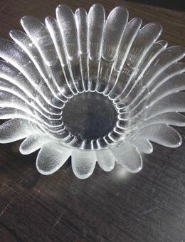 Glas Schale 24 cm Blüte skandinavisches Design Schüssel Vintage 9,- - Flensburg