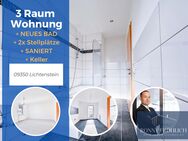 WOW! sanierte 3 Raum Wohnung mit neuem Bad + franz. Balkon + Stellplatz in Lichtenstein zu vermieten - Lichtenstein (Sachsen)