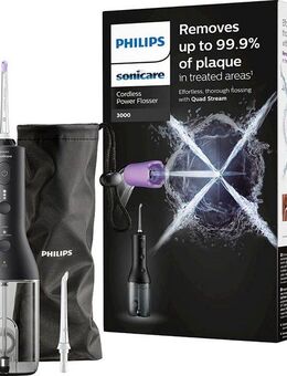 Philips Sonicare Munddusche kabelloser Power Flosser 3000 HX3826, Aufsätze: 2 St., Quad Stream-Technologie, 2 Modi für die Reinigung, 3 Intensitätsstufen