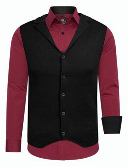 Rusty Neal Langarmhemd inklusive Langarmhemd und Weste