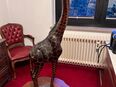 Giraffe aus Holz 95 cm hoch aus einem Stamm geschnitzt in 42719